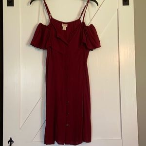 Burnt red dress